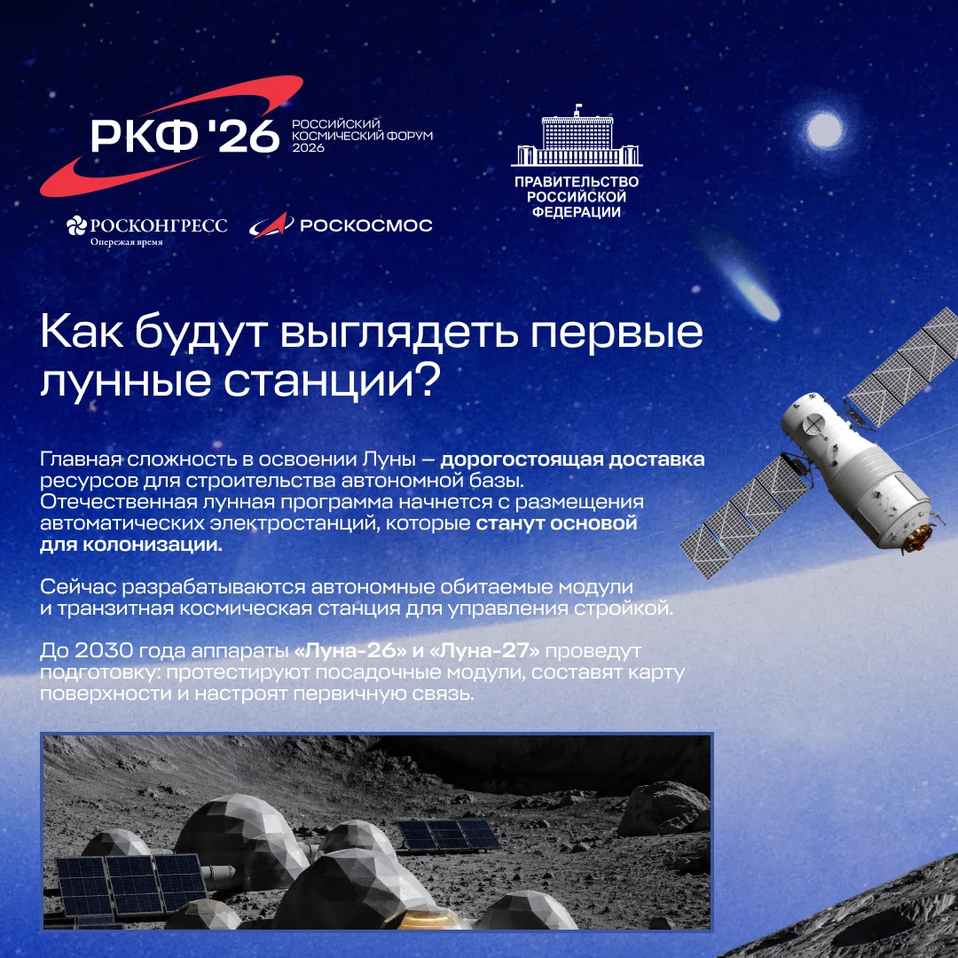 Луна – прямо по курсу! На Российском космическом форуме рассказали об этапах освоения н...
