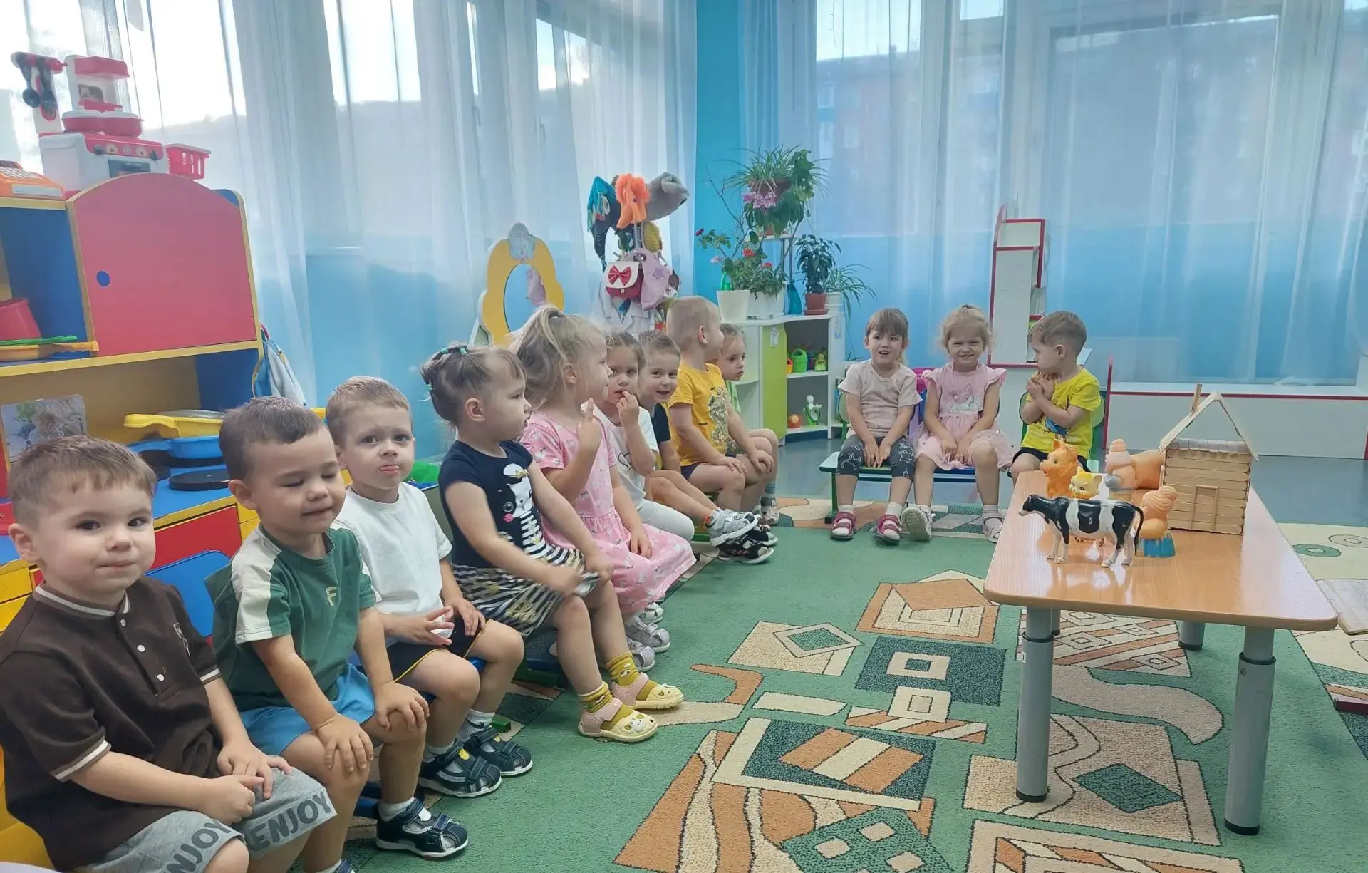 В рамках Федерального проекта "Добрые игры", в первой младшей группе  "Золотой ключик" ...