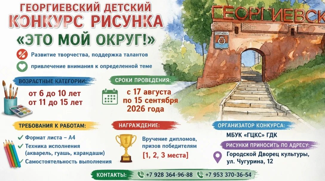 🎨Георгиевский детсктй конкурс «Это мой округ!»