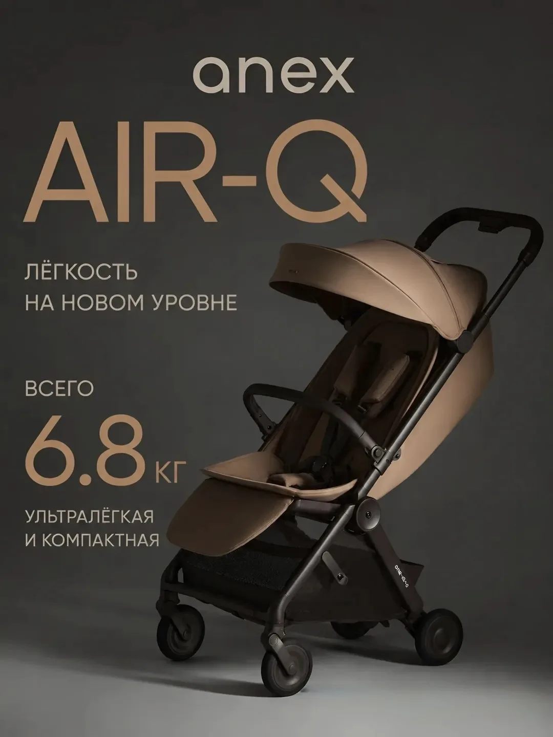 Если бы у luxury-колясок был character energy — это была бы ANEX AIR-Q ⚡
доступна к заказу  
Минимал