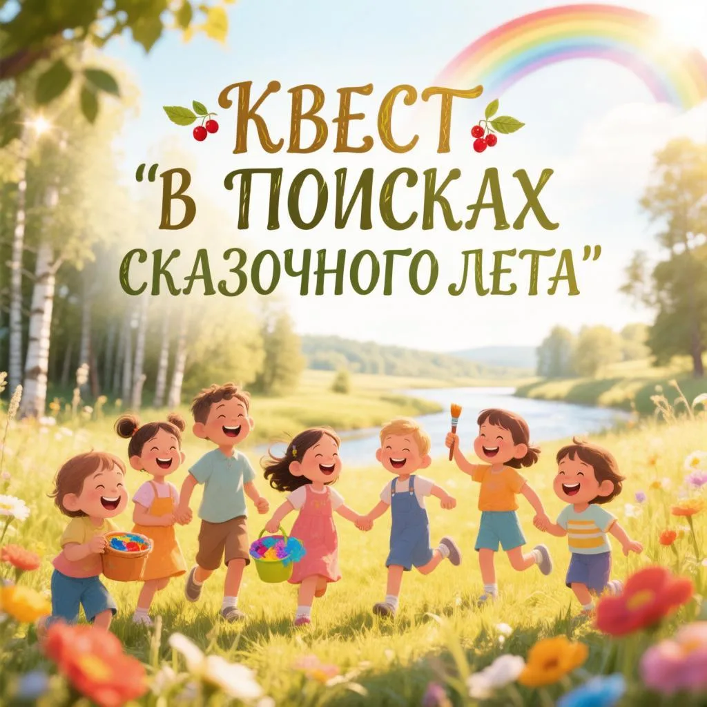 🎨 В поисках красок сказочного лета! 🌞
