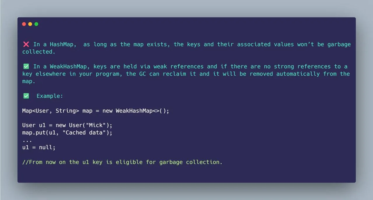 Java-совет: WeakHashMap для кэша без утечек памяти
