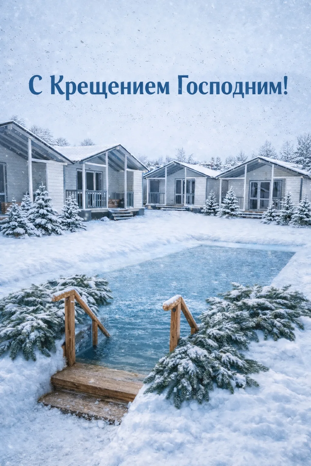 С праздником Крещения! Пусть чистота этого дня наполнит жизнь светом, укрепит дух и подарит тихую ра