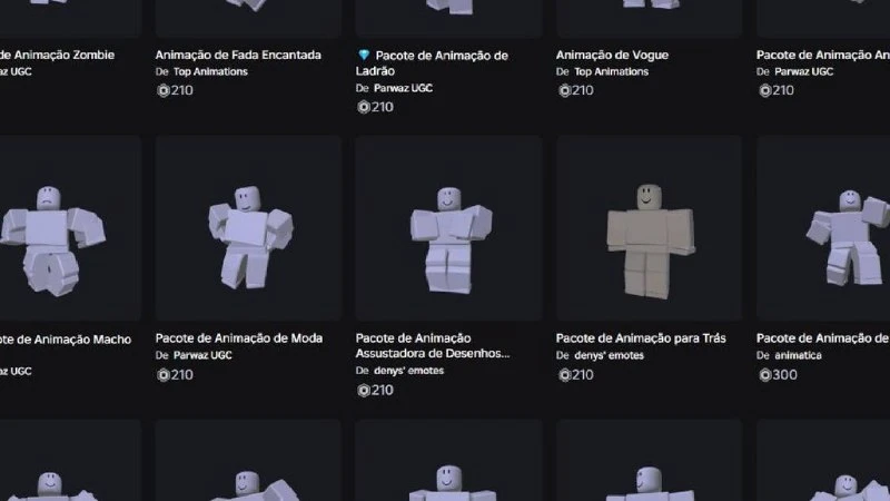 В Roblox ночью появились наборы анимаций. Теперь разработчики могут делать свои и продавать их в кат