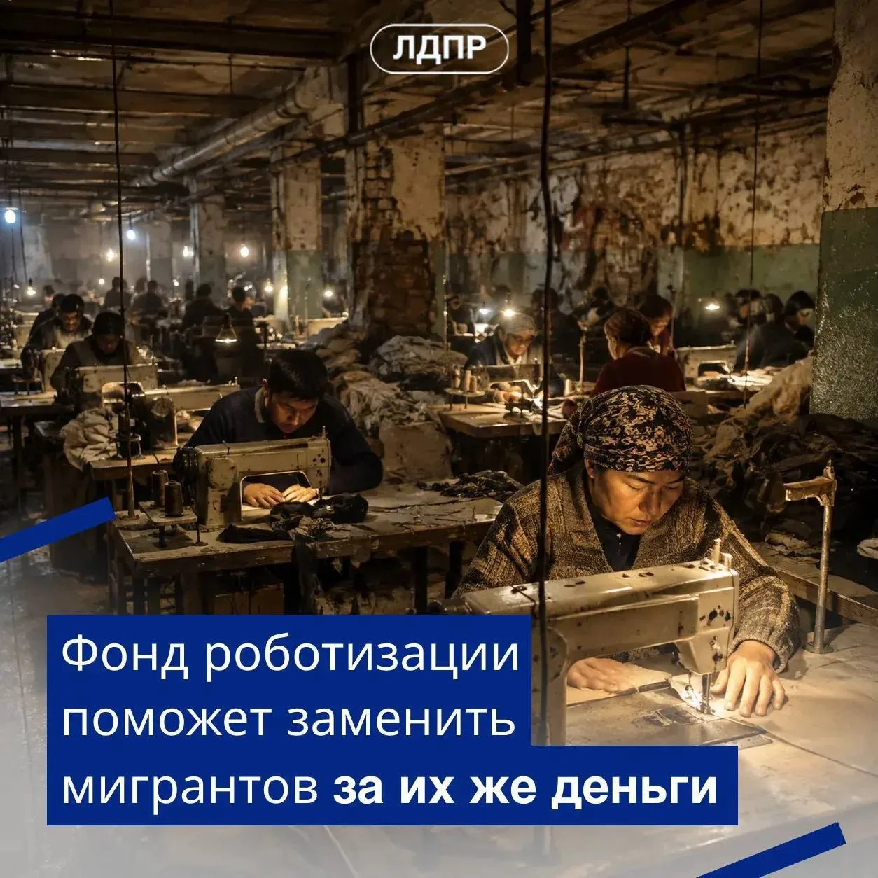 ❗️Фонд роботизации поможет заменить мигрантов за их же деньги