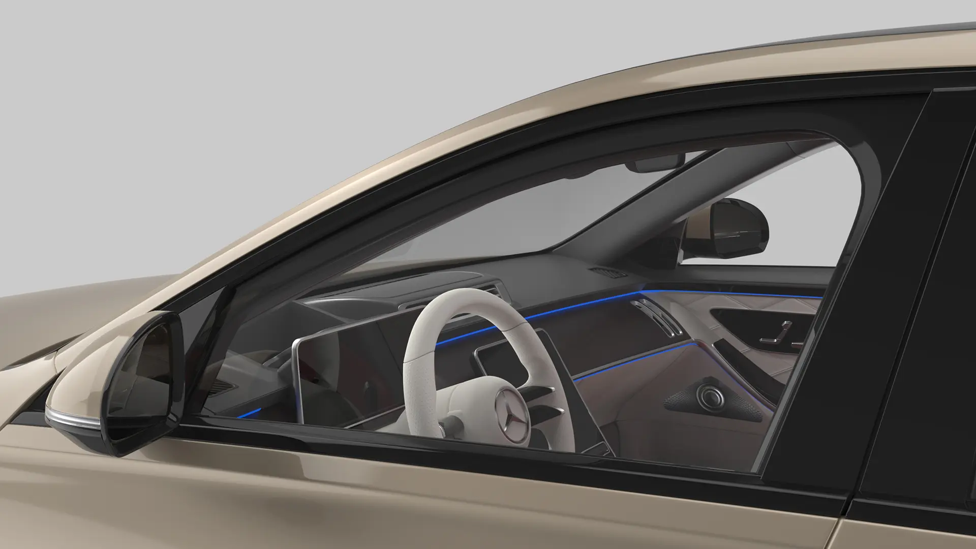 Продуктовая визуализация, Mercedes Benz S-Class.
#cgi #3d #фотореализм #photorealistic #texturing #l