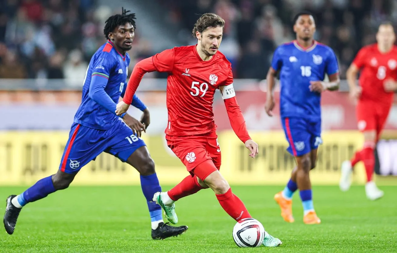 ⚽️🇷🇺🇳🇦 Сборная России по футболу обыграла Намибию со счетом 6:0 в товарищеском матче.