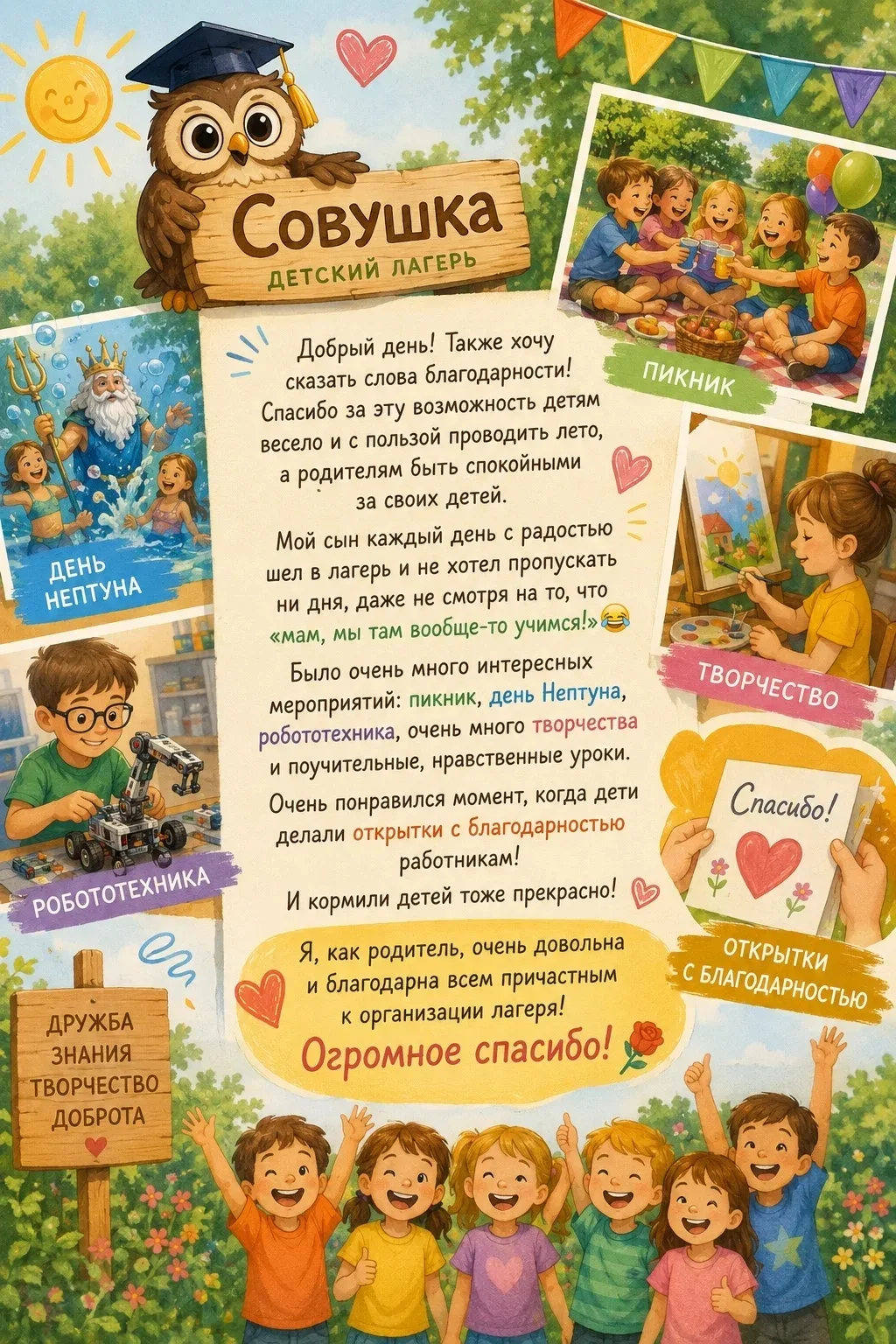 Рубрика #Отзывы#Родители