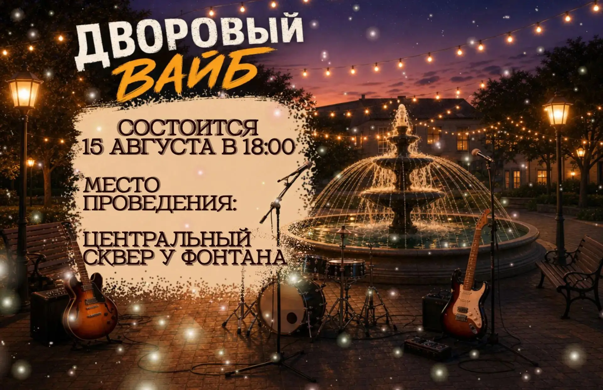 🎸 ДВОРОВЫЙ ВАЙБ У ФОНТАНА