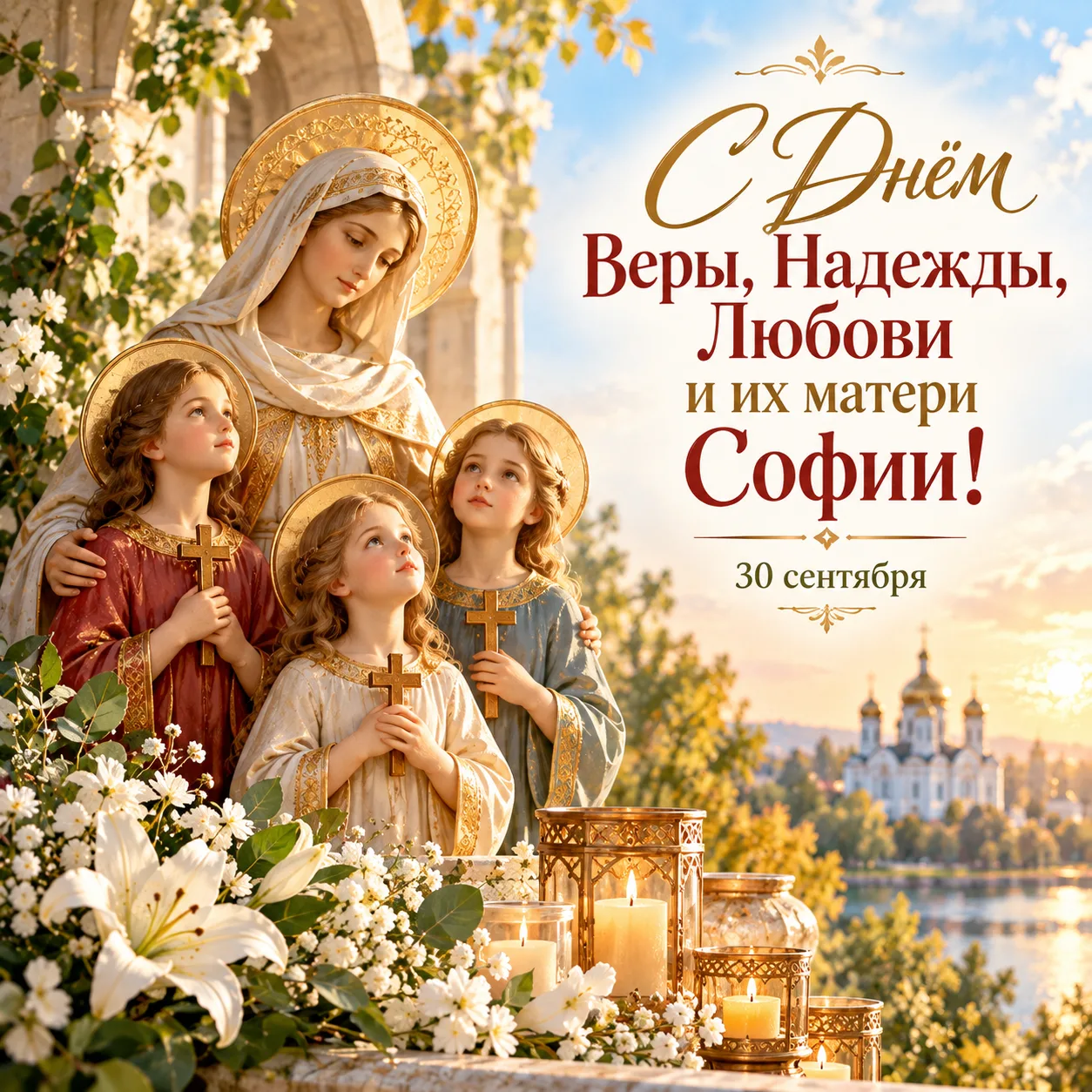 С Днём Веры, Надежды, Любови и их матери Софии! 💫