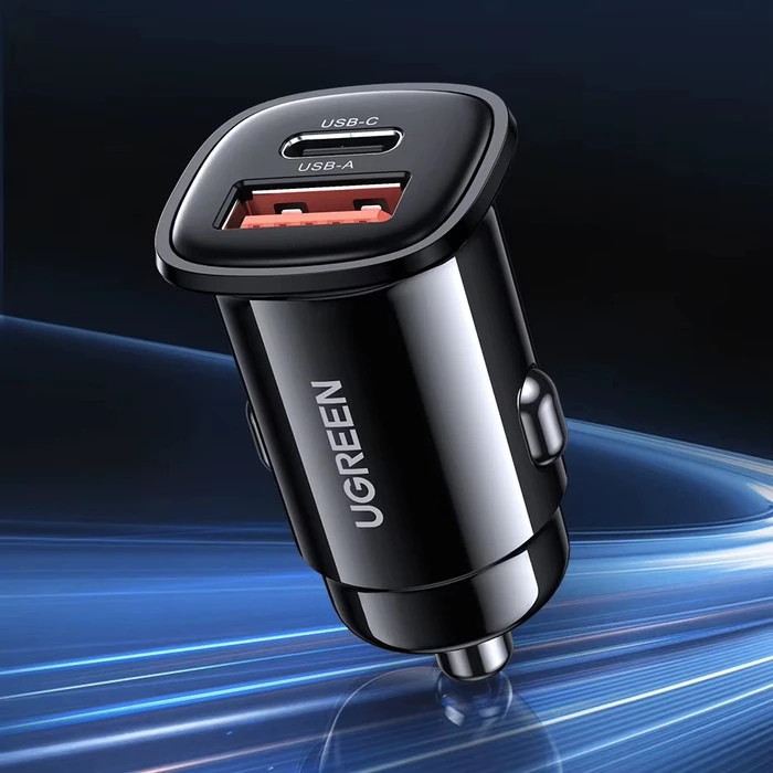 🔋 Автомобильное зарядное устройство
🔹 На AliExpress

Это компактное зарядное устройство от UGREEN 