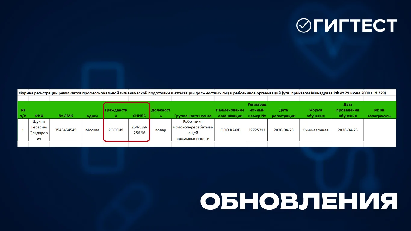 🔔 Обновление системы «Гигтест»