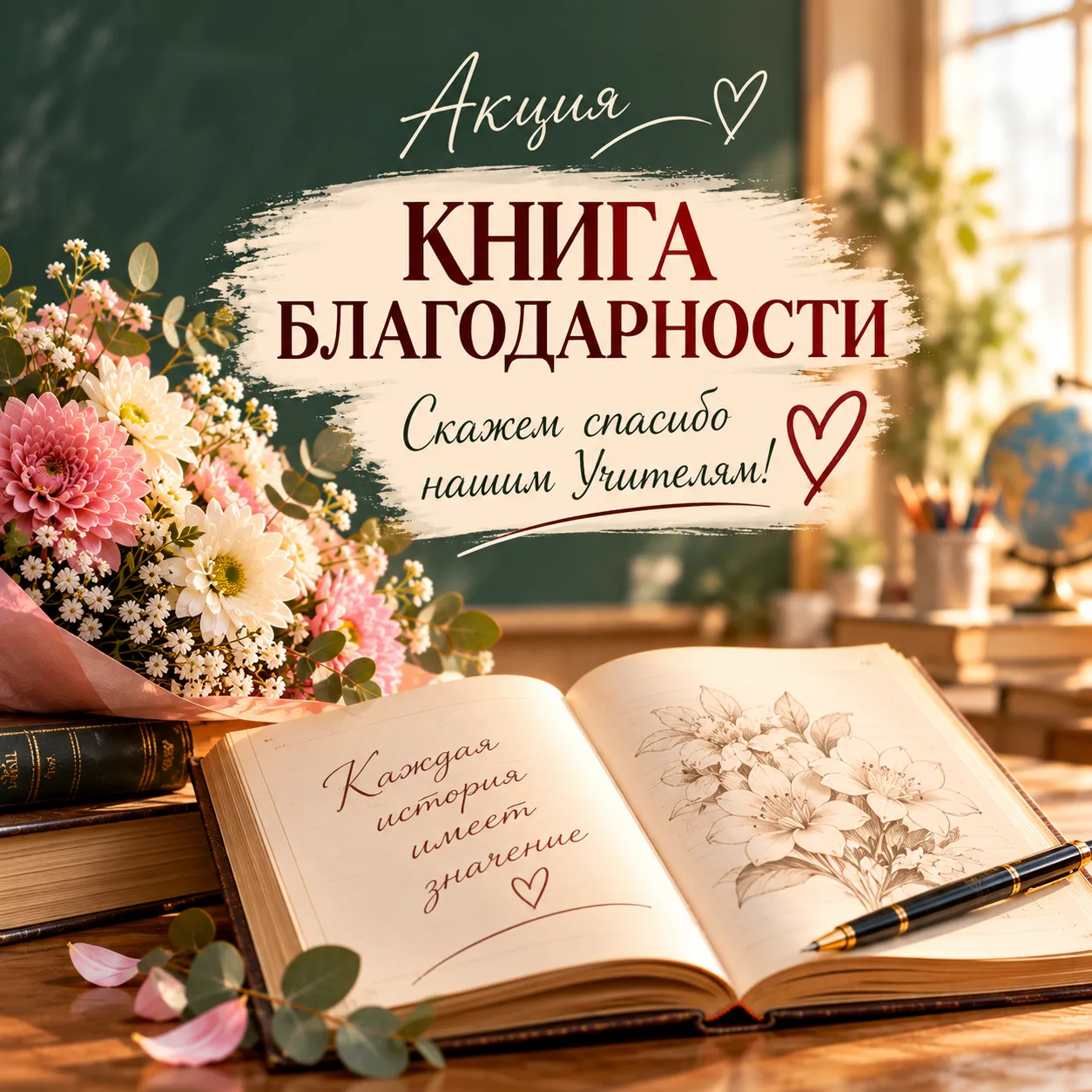 📖 «КНИГА БЛАГОДАРНОСТИ»: скажите спасибо своему Учителю! ❤️