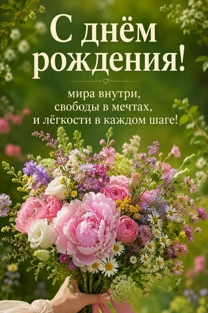 💐ПОЗДРАВЛЯЕМ 💐

С Днем Рождения Сухочеву Марину Альбертовну! 🎁 
Желаем здоровья, удачи во всех жи