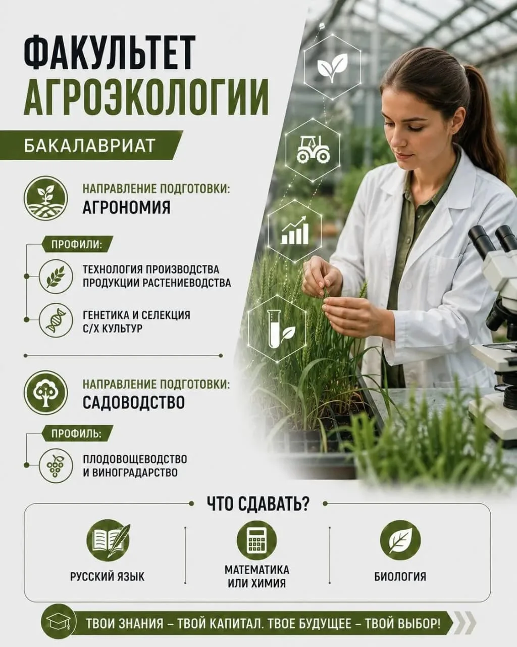 ФГБОУ ВО Дагестанский ГАУ до 25 июля продлен прием на бюджетной основе на целевое обуче...