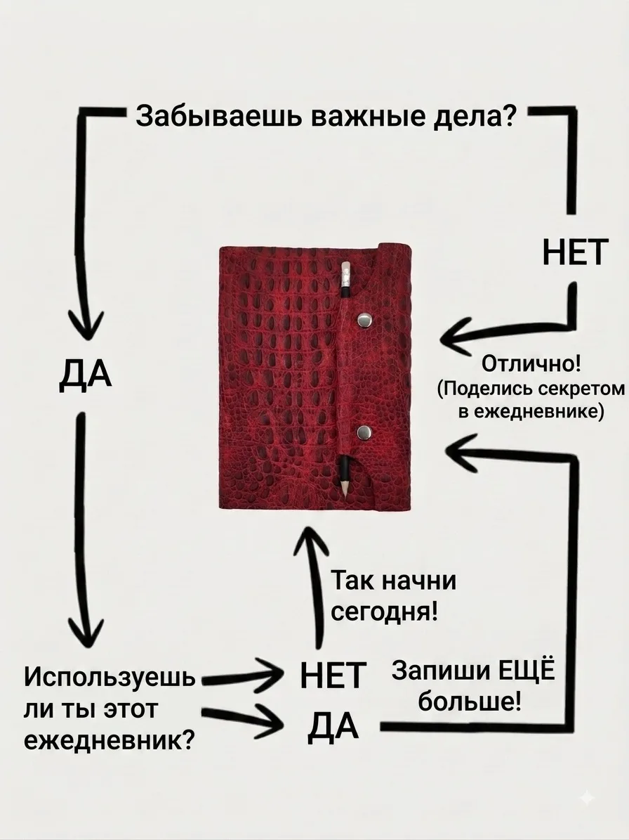 🧠 Как перестать забывать всё на свете? Мини-инструкция от Shiva Leather!