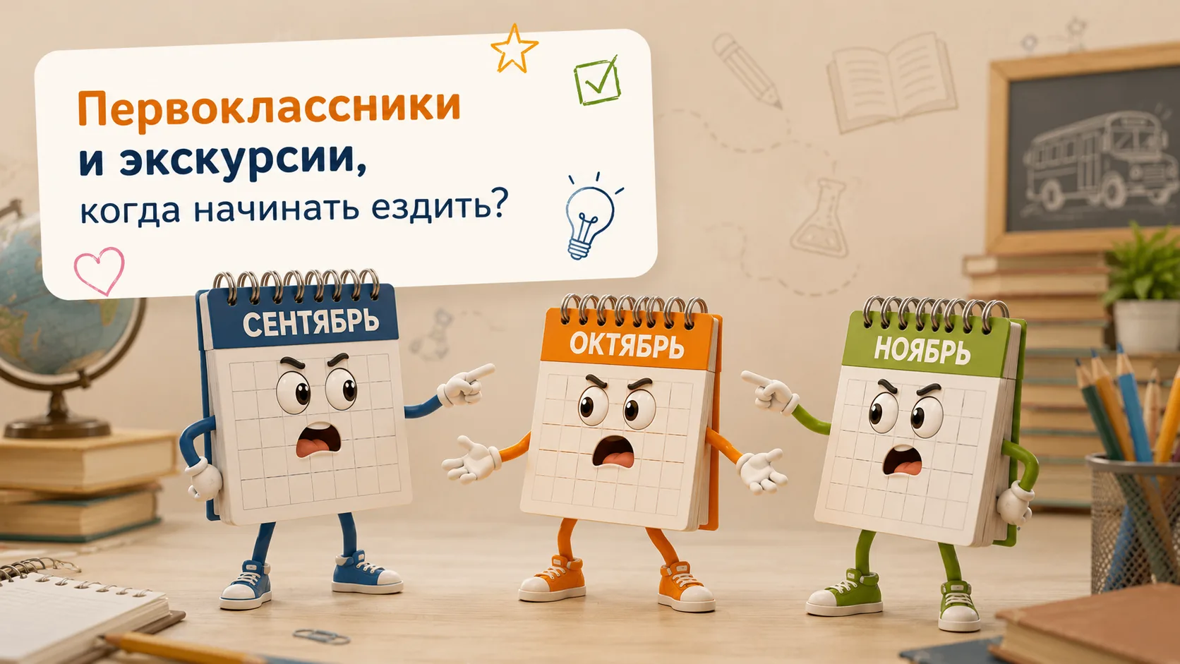 Первоклассники и экскурсии: подождать или уже можно ехать? 🌿