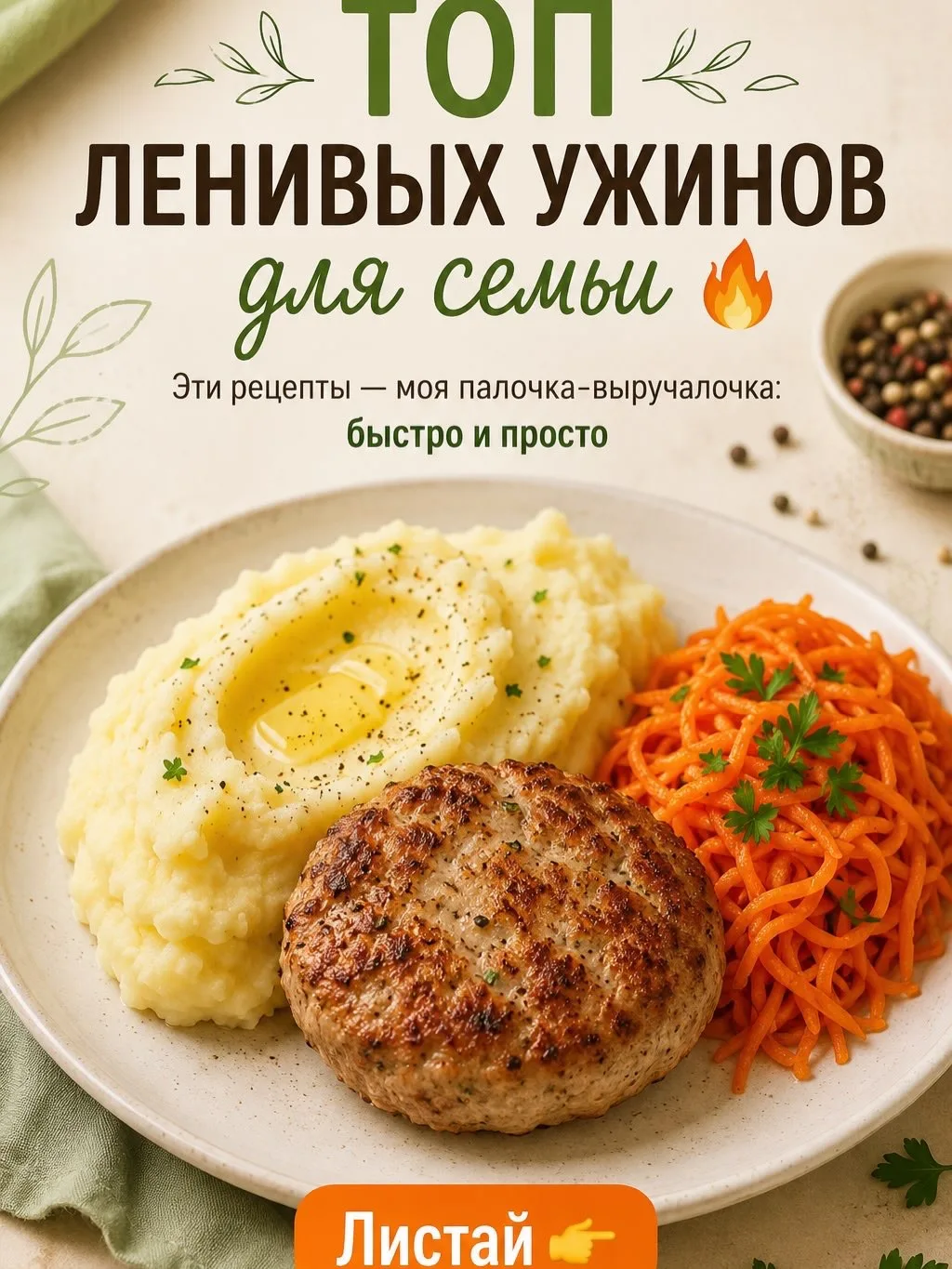 🥘ТОП-ленивых ужинов для всей семьи

Ставьте 👍, если пост полезен

Лайфхаки | Подписаться