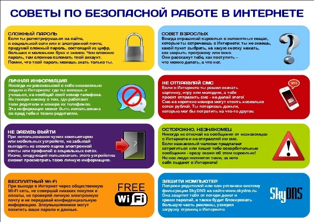 Советы по безопасной работе в интернете.