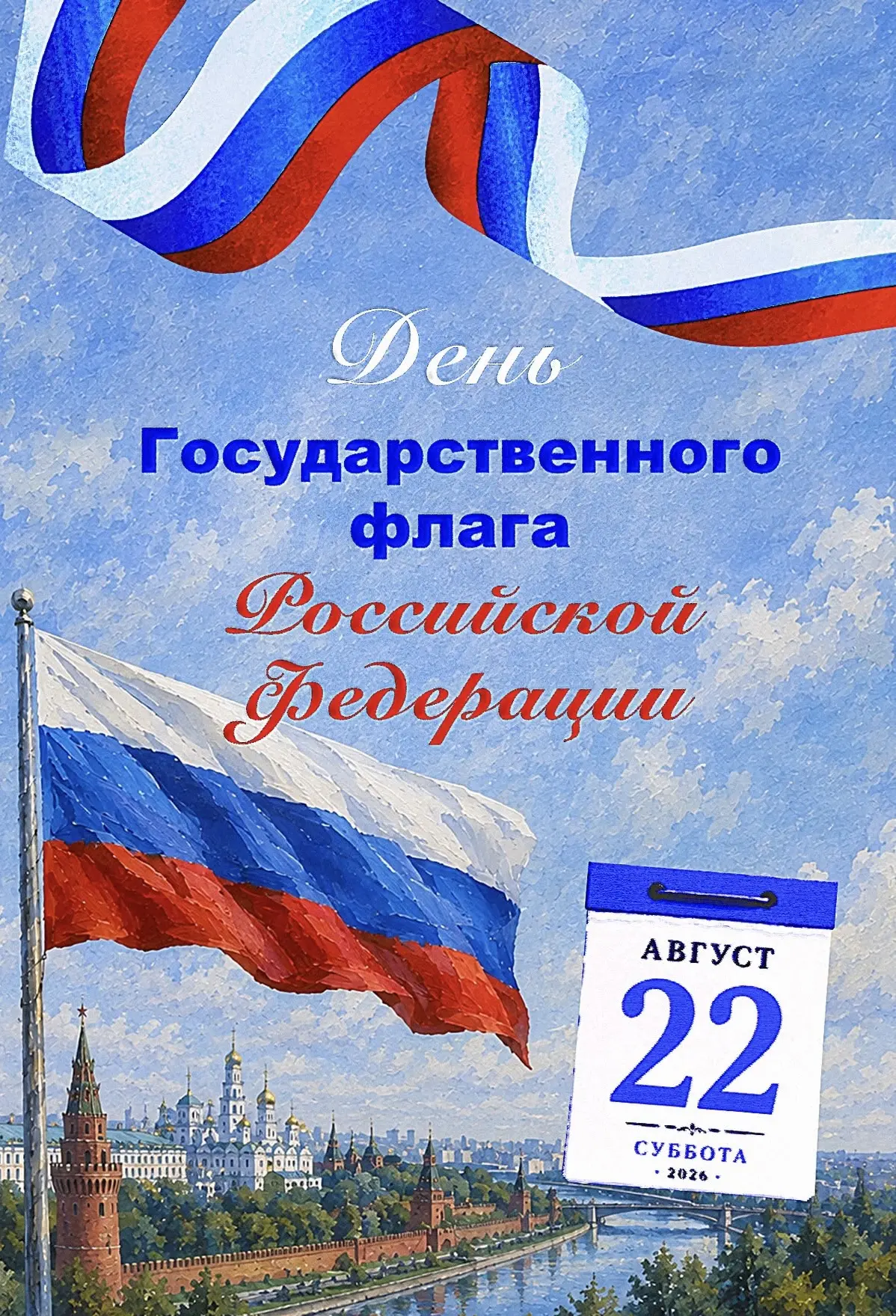 С Днём Государственного флага Российской Федерации! 🇷🇺