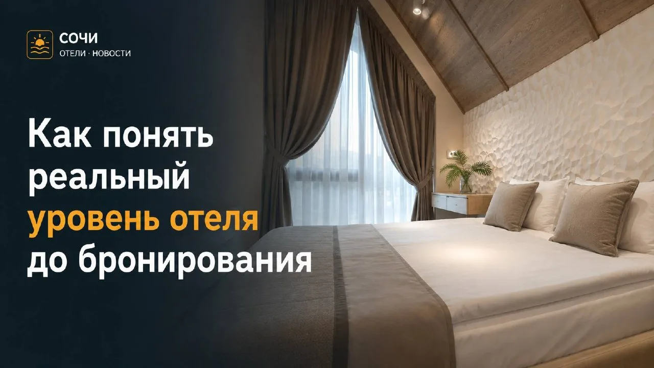 Как понять реальный уровень отеля до бронирования