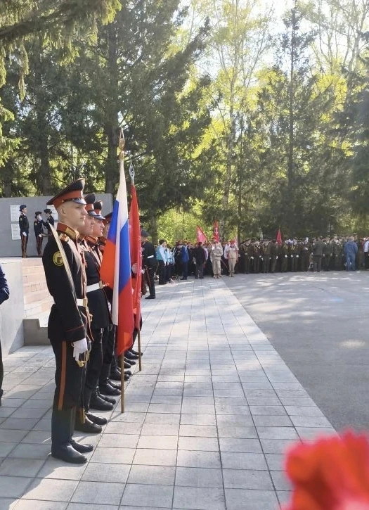 Сегодня у Памятника воинам, погибшим в госпиталях в годы Великой Отечественной войны, с...