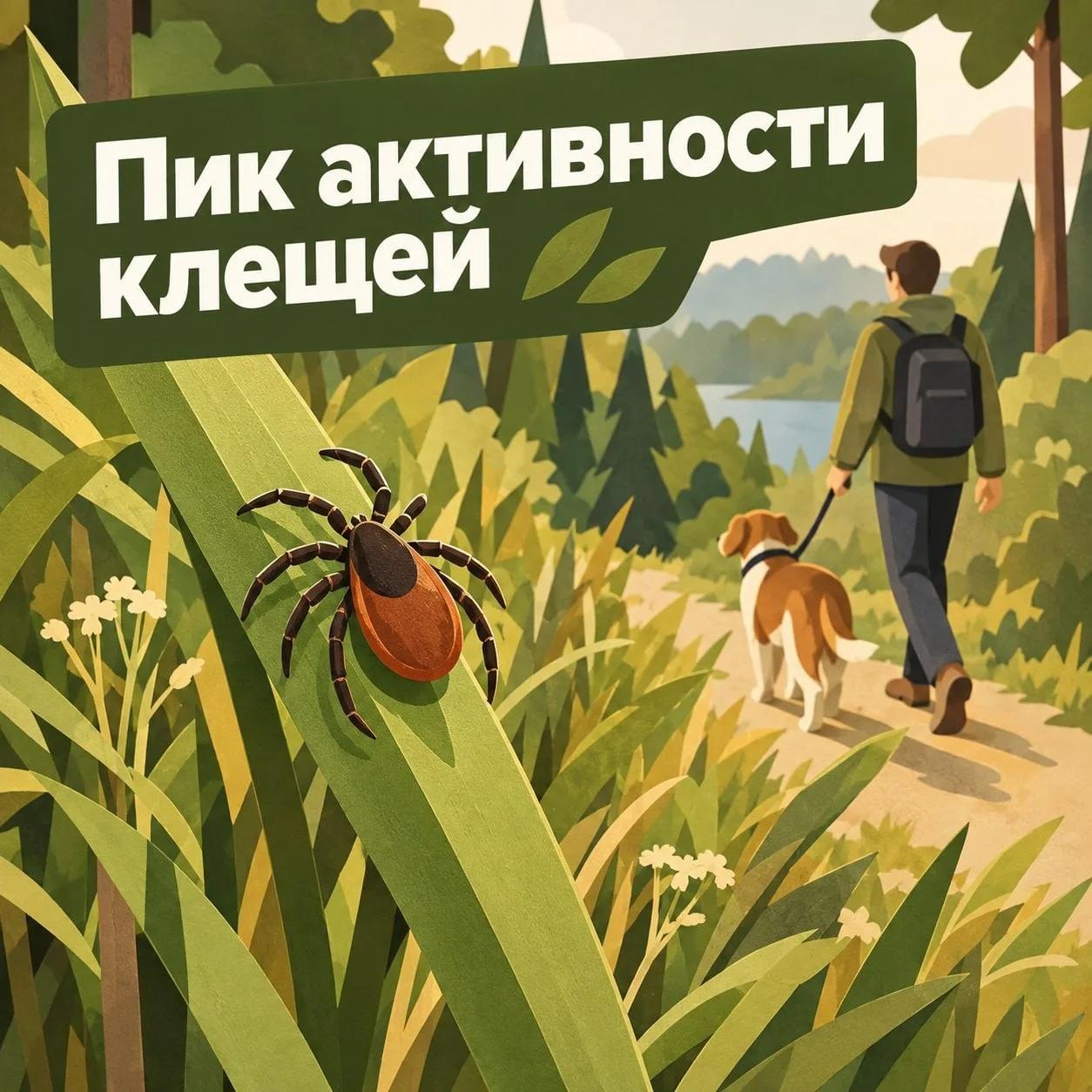 Активность клещей в этом сезоне не закончилась: тёплая и влажная погода продлила её, и ...