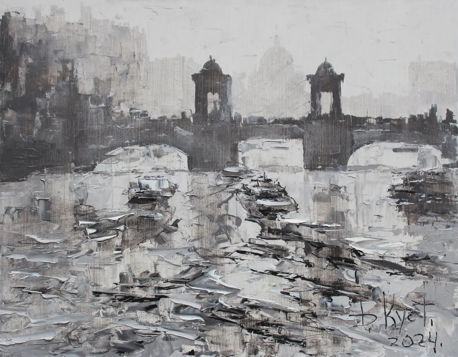 Художник Дмитрий Кустанович
На Фонтанке
70×90 см, холст, масло, 2024