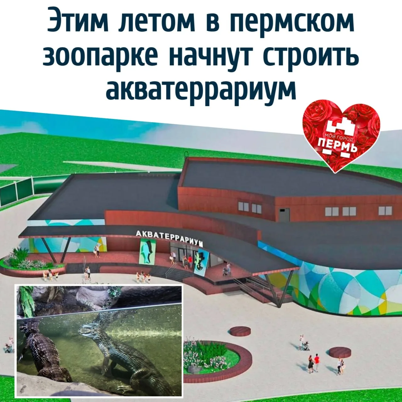 🐊 Этим летом в новом пермском зоопарке начнут строить акватеррариум
⠀⠀
Проект уже прошел госэксперт