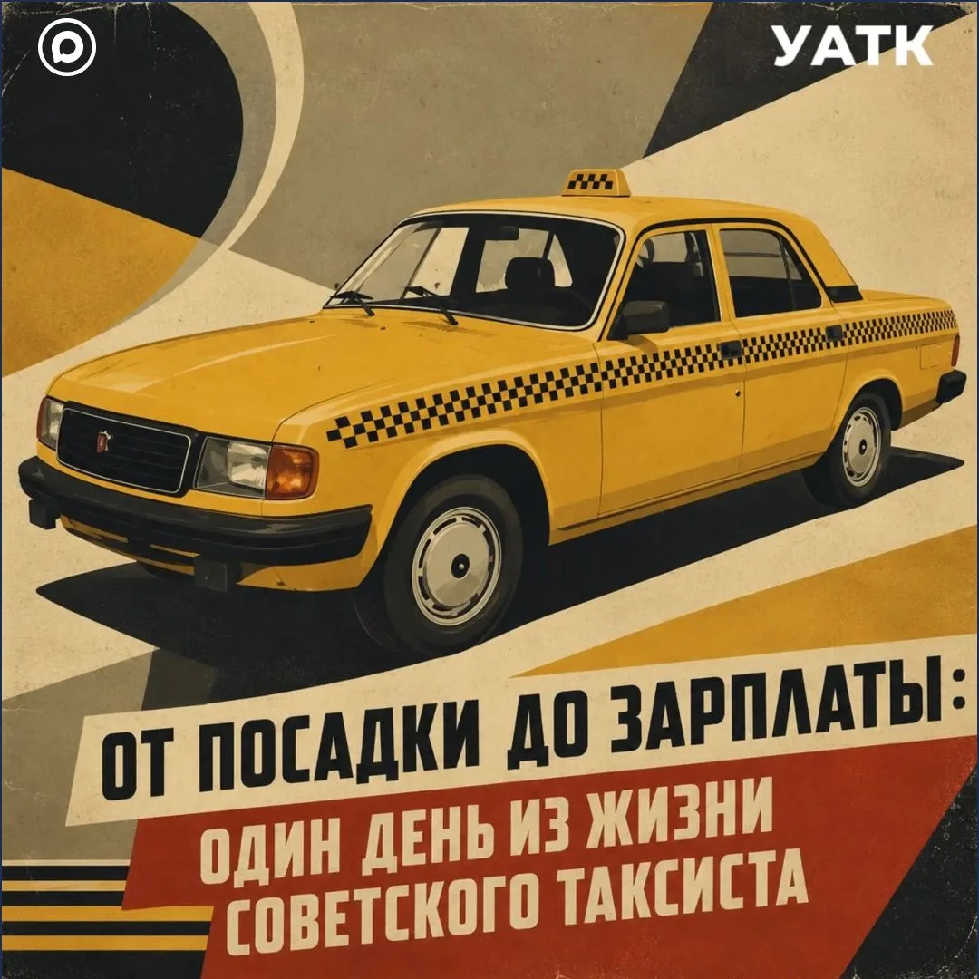 🚕 От посадки до зарплаты: один день из жизни советского таксиста