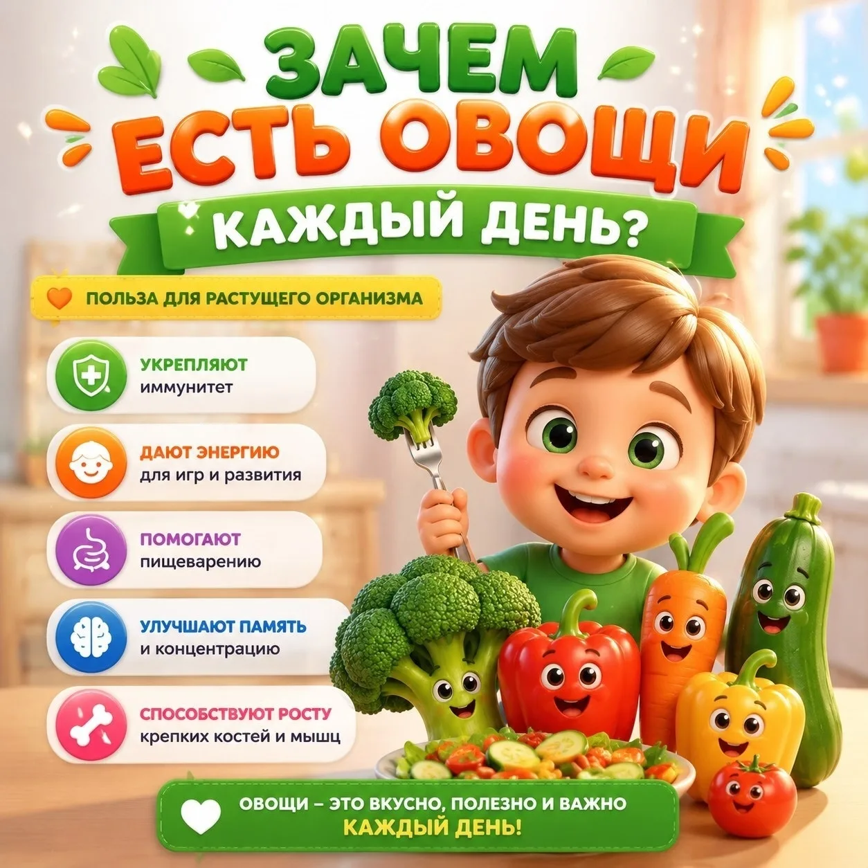 🌞 Лето и осень — самое время для овощей! 🍅🥒