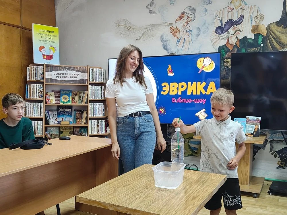 В отделе стационарного библиотечного обслуживания детского населения в с. Ремонтное для ребят пришко