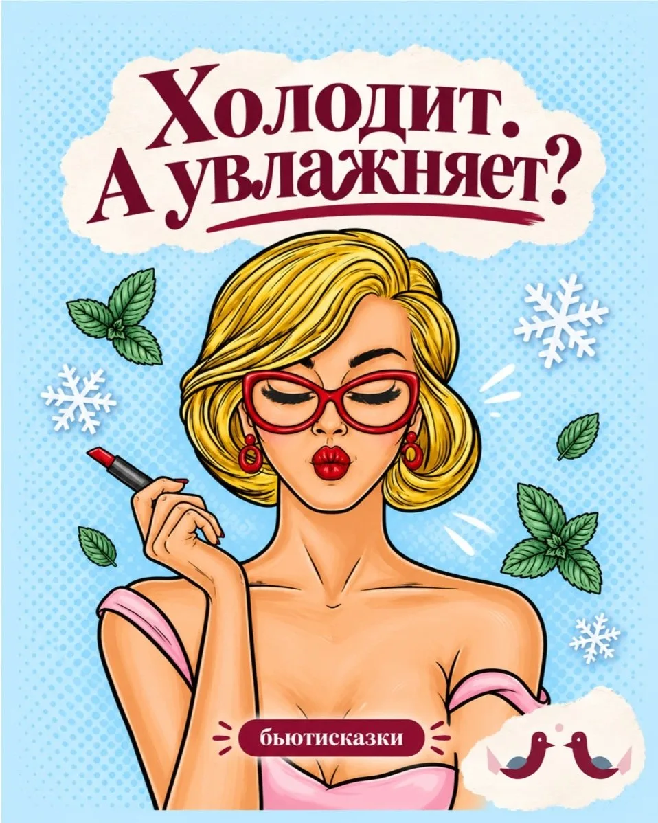 От бальзама холодок: значит губы уже увлажнились?
