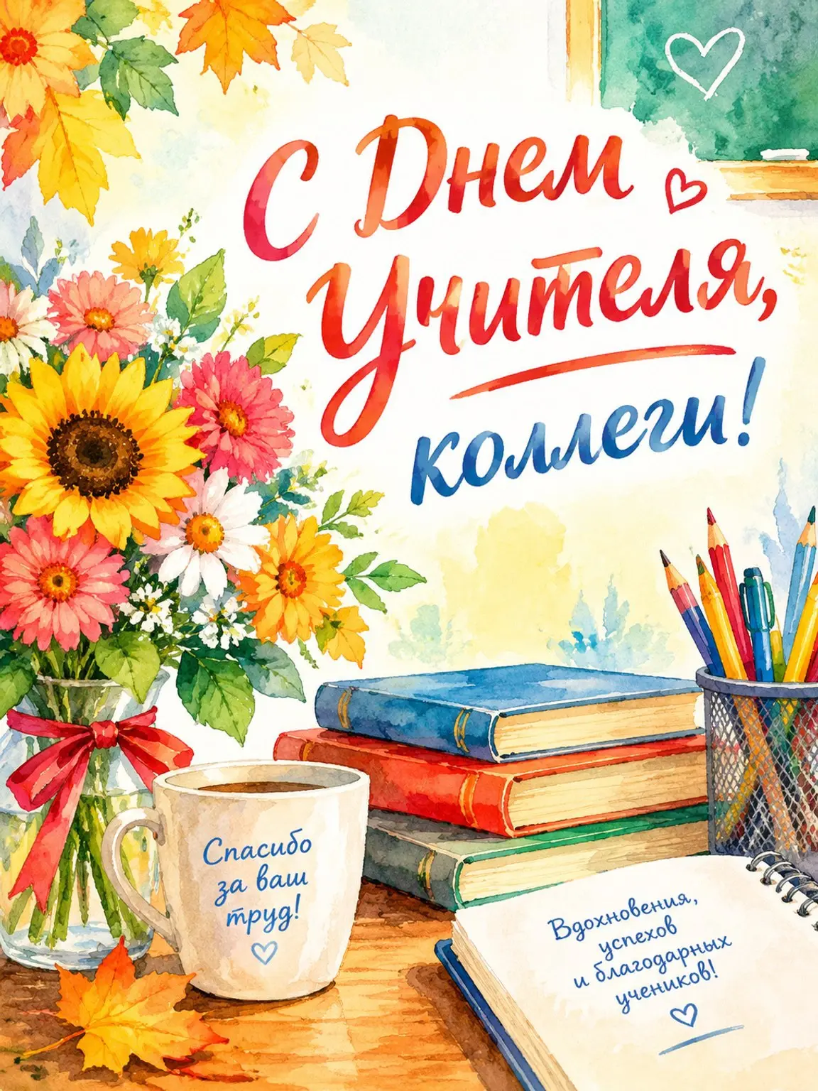 С Днём учителя, дорогие коллеги!