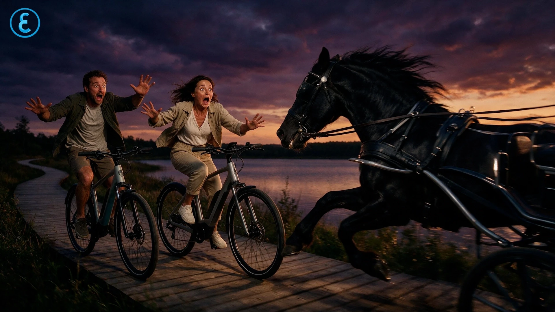 🐎 Неожиданная встреча с лошадью.