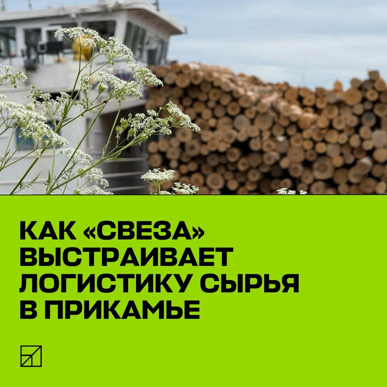 🏭 Чтобы производство работало стабильно круглый год, важно вовремя заготовить древесин...