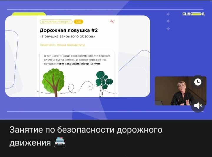 👮‍♂️⚠ Сегодня ребята приняли участие  в  онлайн-уроке с ГБУДО "Областной центр дополнительного образ