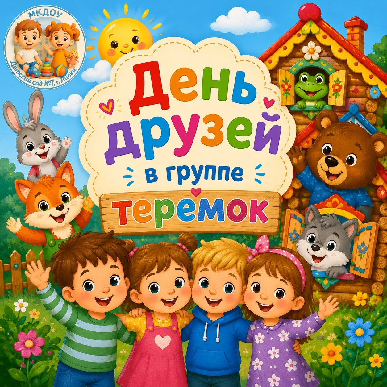 День друзей в группе «Теремок» 🎉

9 июня в старшей группе прошёл яркий и весёлый День друзей!

Что 
