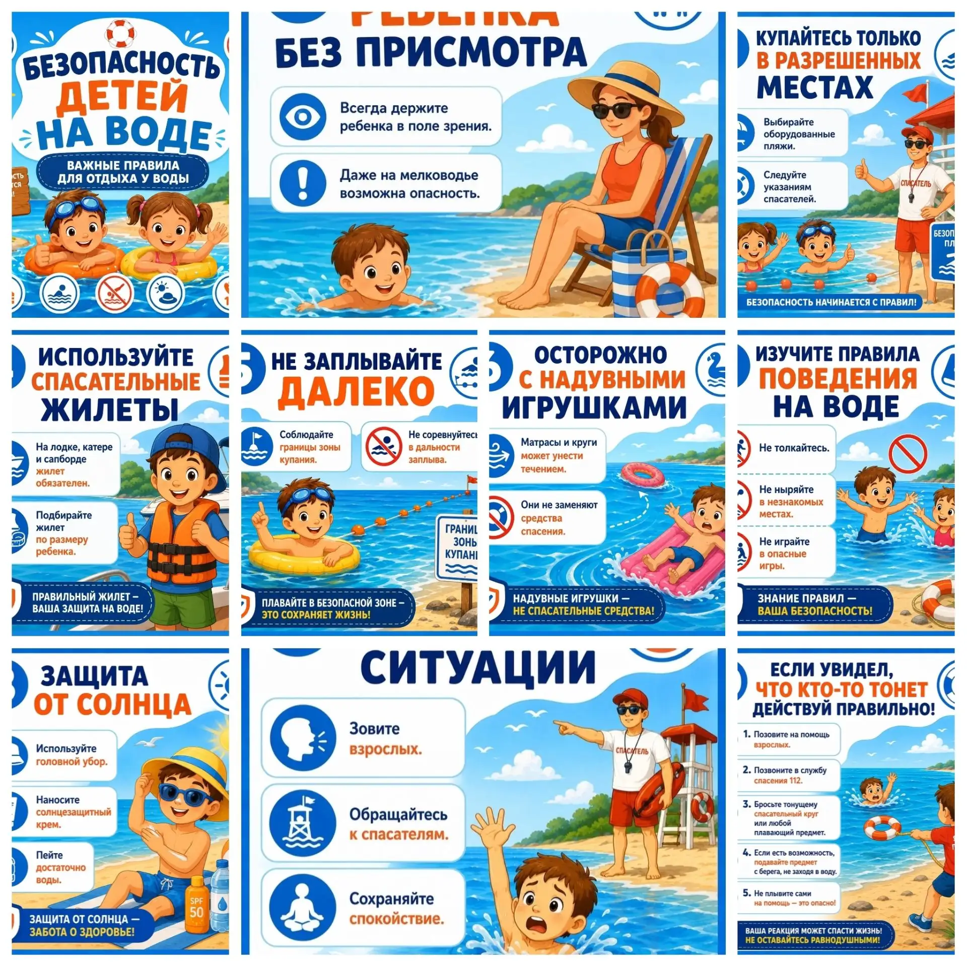 🌊 Вода дарит радость, но требует особого внимания и ответственности.