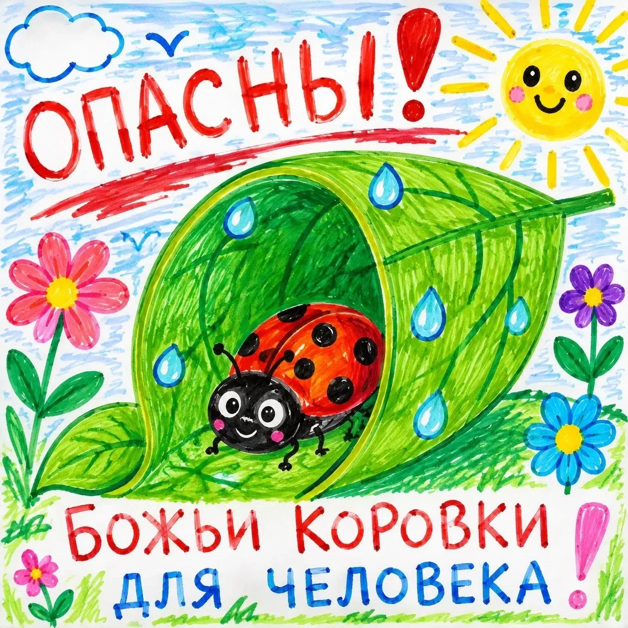 🐞 Наш летний сосед: всё о божьей коровке!🐞