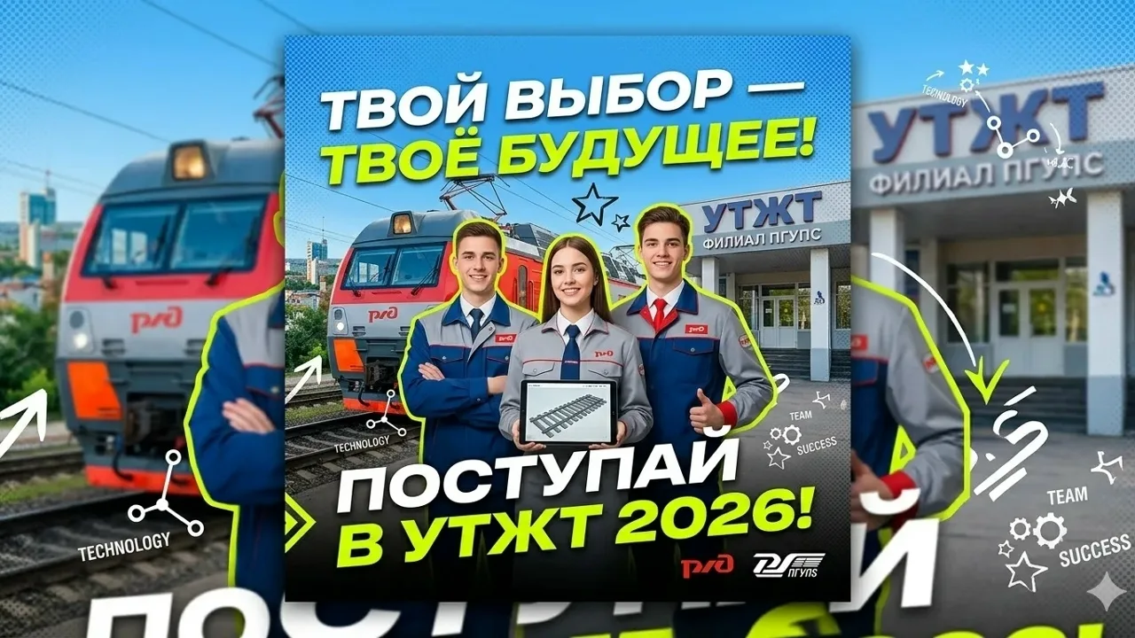 📅 17 ИЮНЯ - СТАРТ ПРИЁМНАЯ КАМПАНИЯ - 2026! Абитуриент, мы ждем тебя в УТЖТ! 🔥 
 
📆17 июня Ухтинс