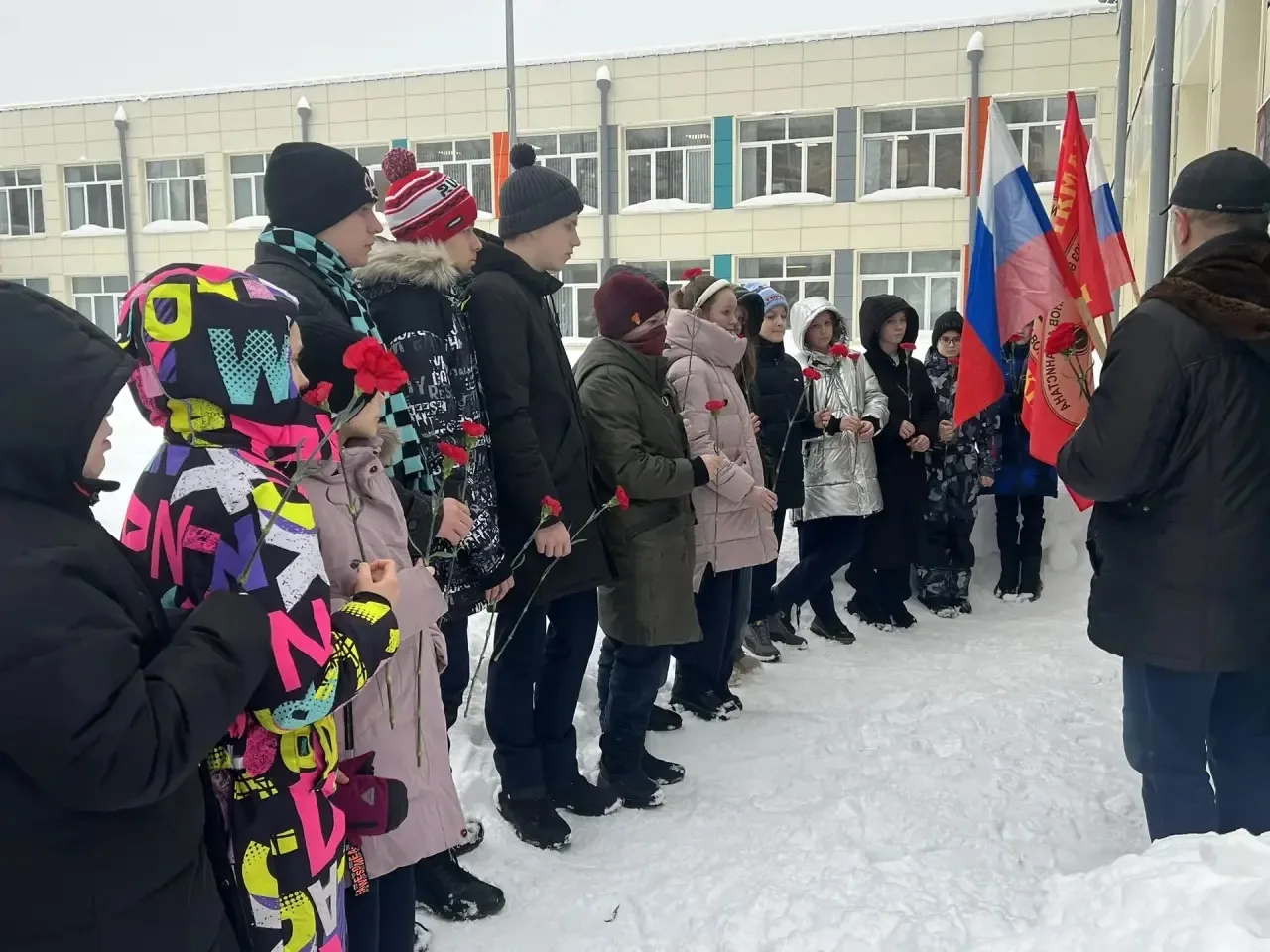 В преддверии Дня памяти о россиянах, исполнявших служебный долг за пределами Отечества, в нашей школ