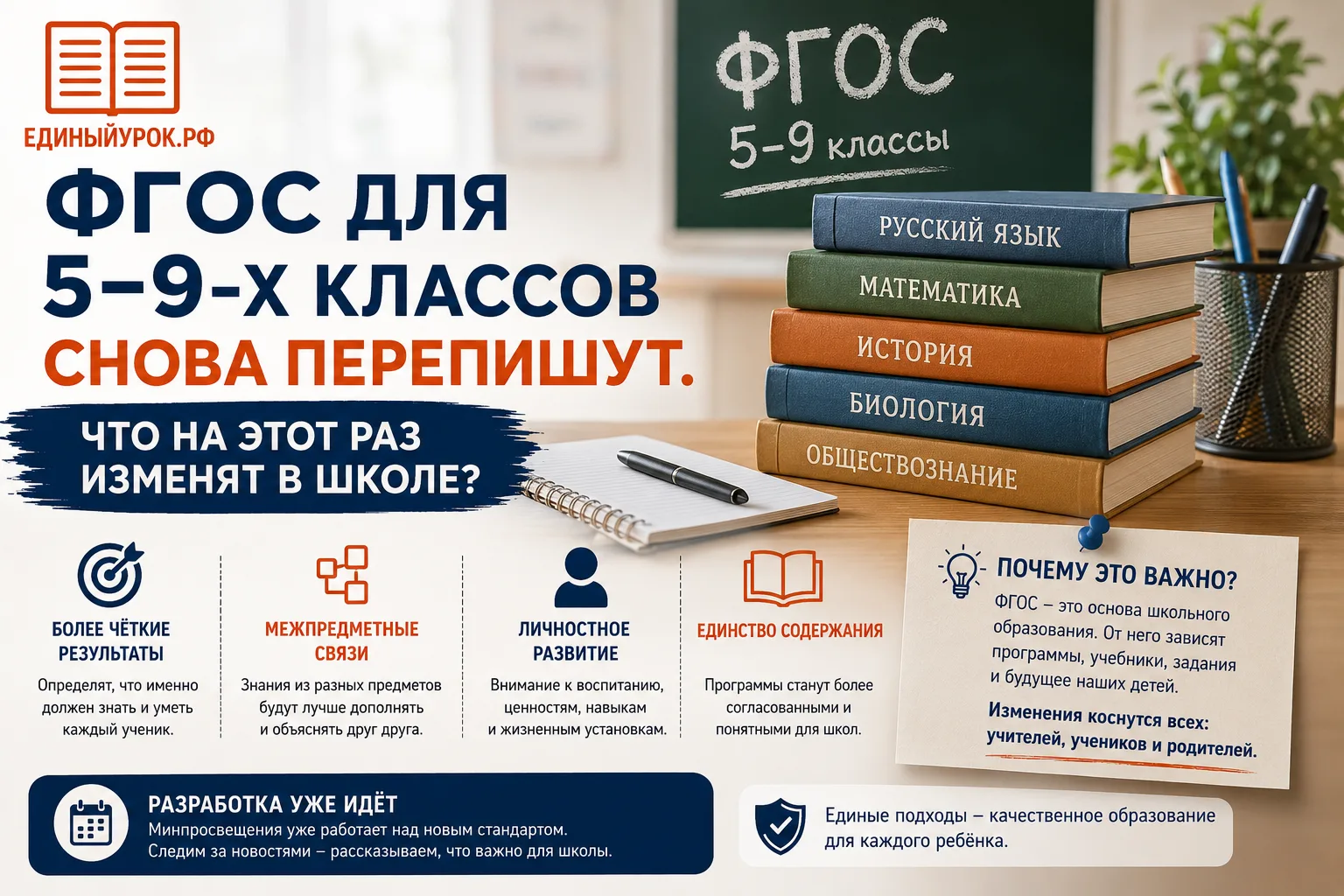 ФГОС для 5–9-х классов снова перепишут. Что на этот раз изменят в школе?