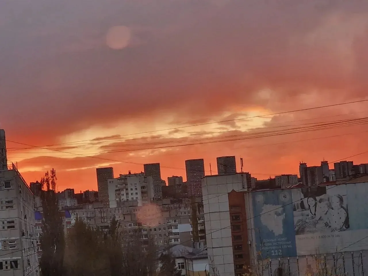 Снова красивые закаты в Уфе показывают!