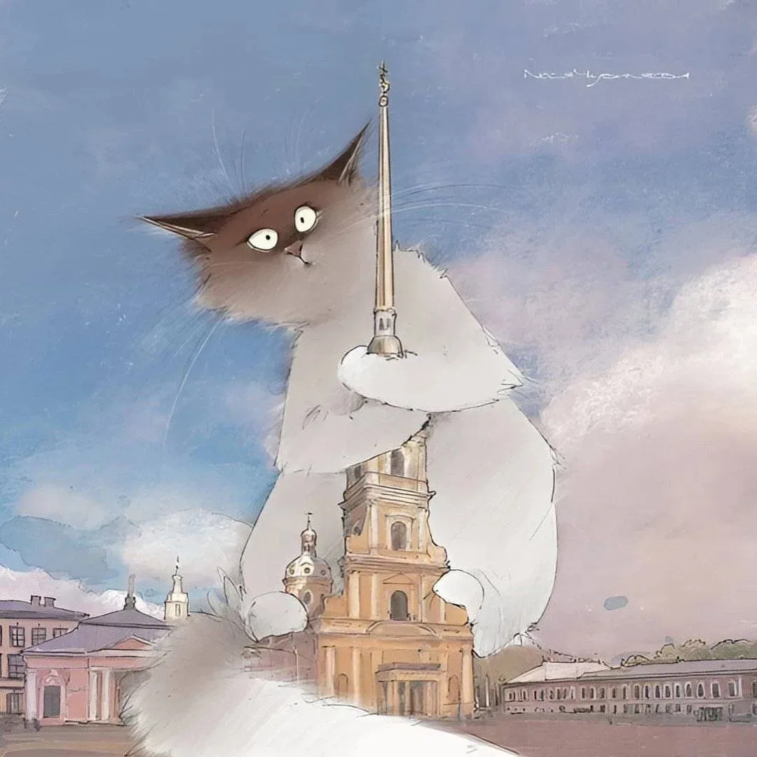 Продолжаем рубрику "Лучшее о Петербурге" !  Художница Люся Чувиляева , безусловно, как художник,  оч
