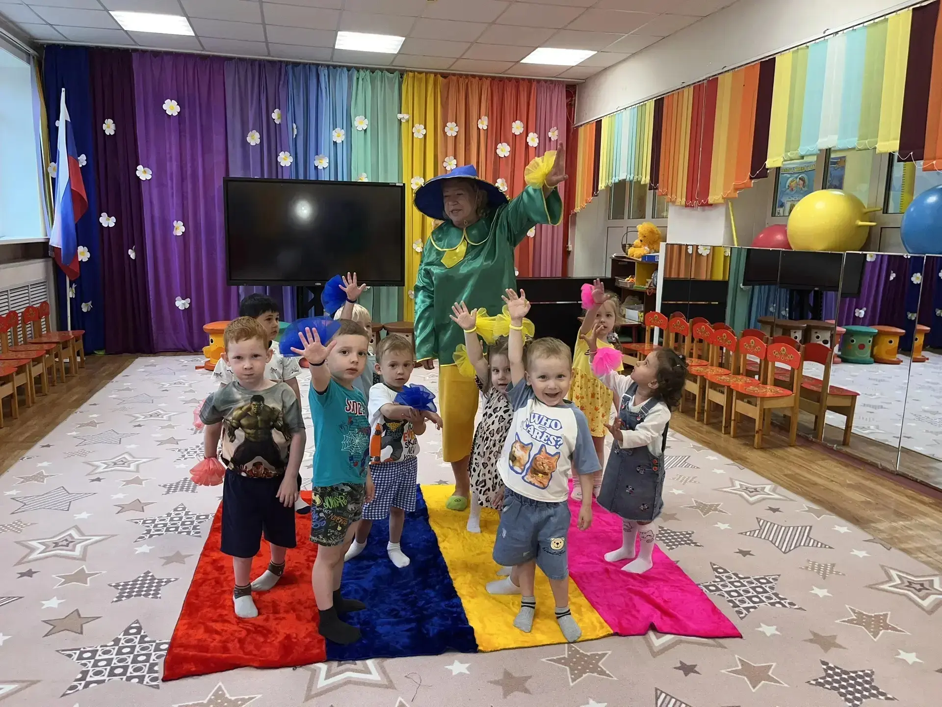 Наши малыши из первой младшей группы "Морские котики" 🦭