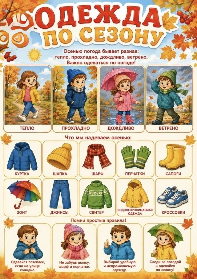 🍂 Осень нежно стучится в наши окна: пора утепляться! 🧣🧤