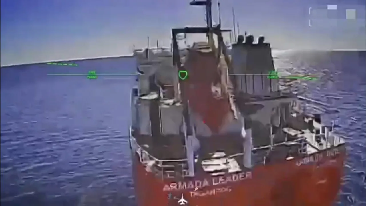 Удары украинских дронов-камикадзе FP-2 по российскому танкеру ARMADA LEADER в Черном море.