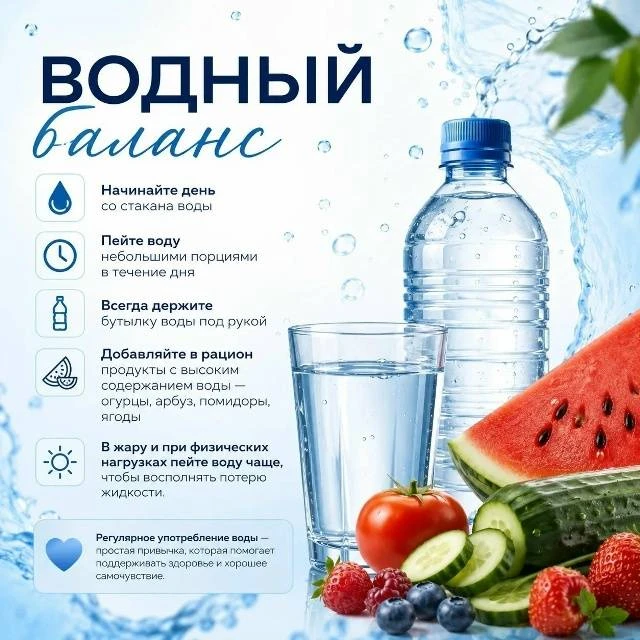 💧 Вода — основа здоровья