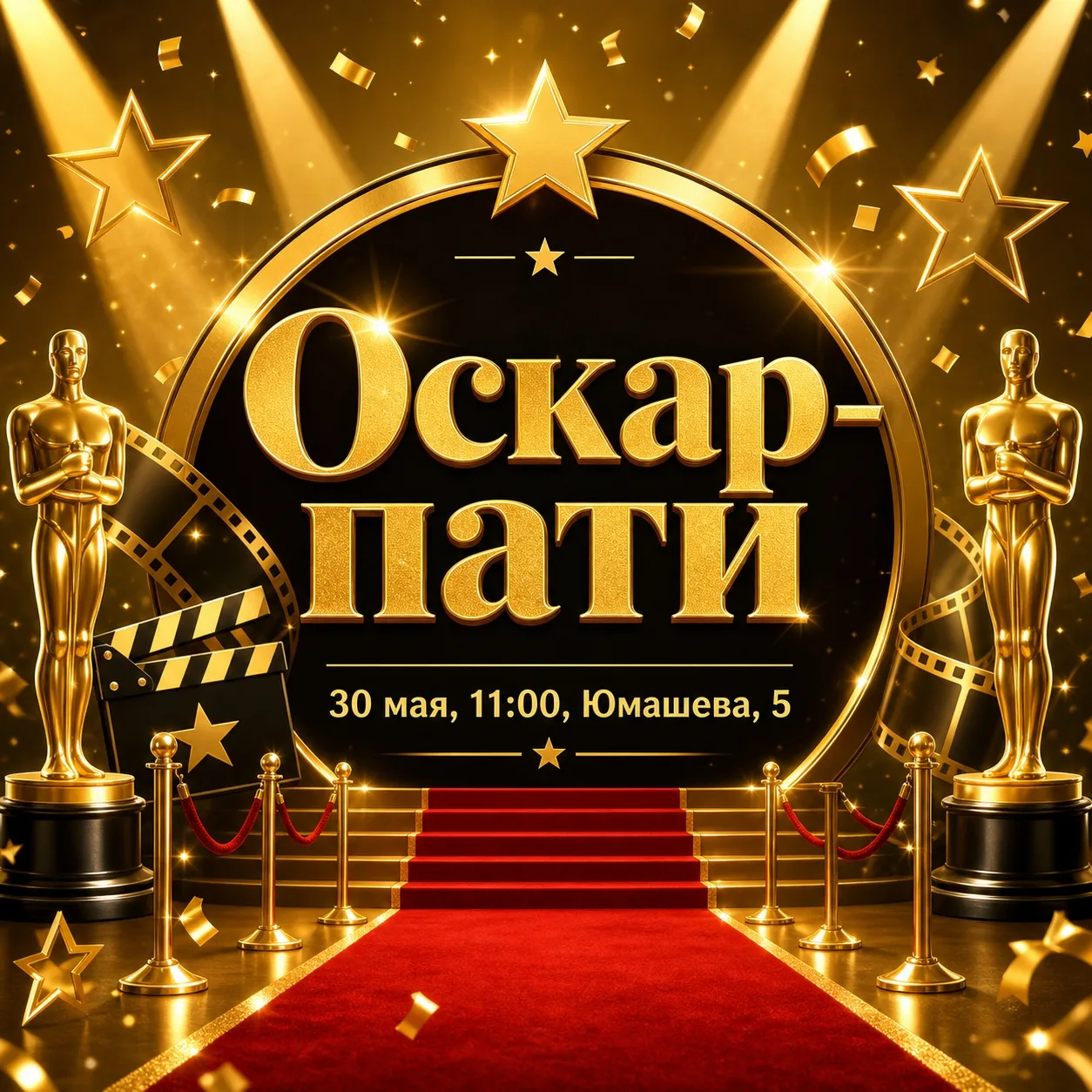 Та-да-да-дам! Это будет не просто праздник...